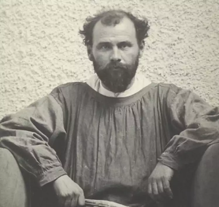 Густав Климт. Фотография художника