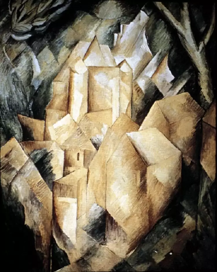 Кубизм. Жорж Брак. «Дома в Эстраке», 1908 Кубизм. Жорж Брак. «Дома в Эстраке», 1908