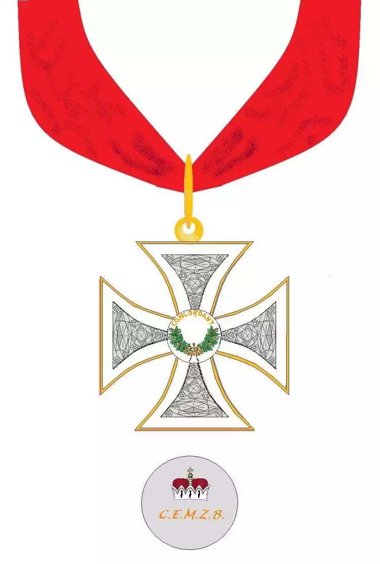 Орден Красного орла. Эскиз ордена Согласия