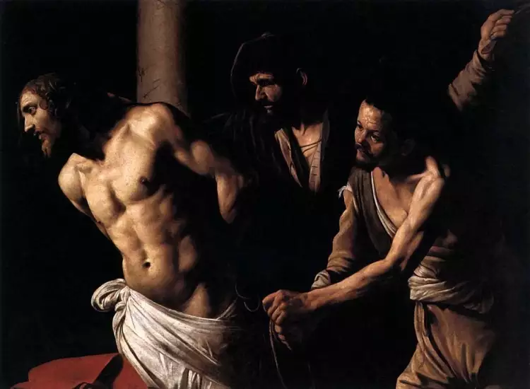 Караваджизм. Караваджо. «Христос у колонны», 1606-1607 Караваджизм. Караваджо. «Христос у колонны», 1606-1607