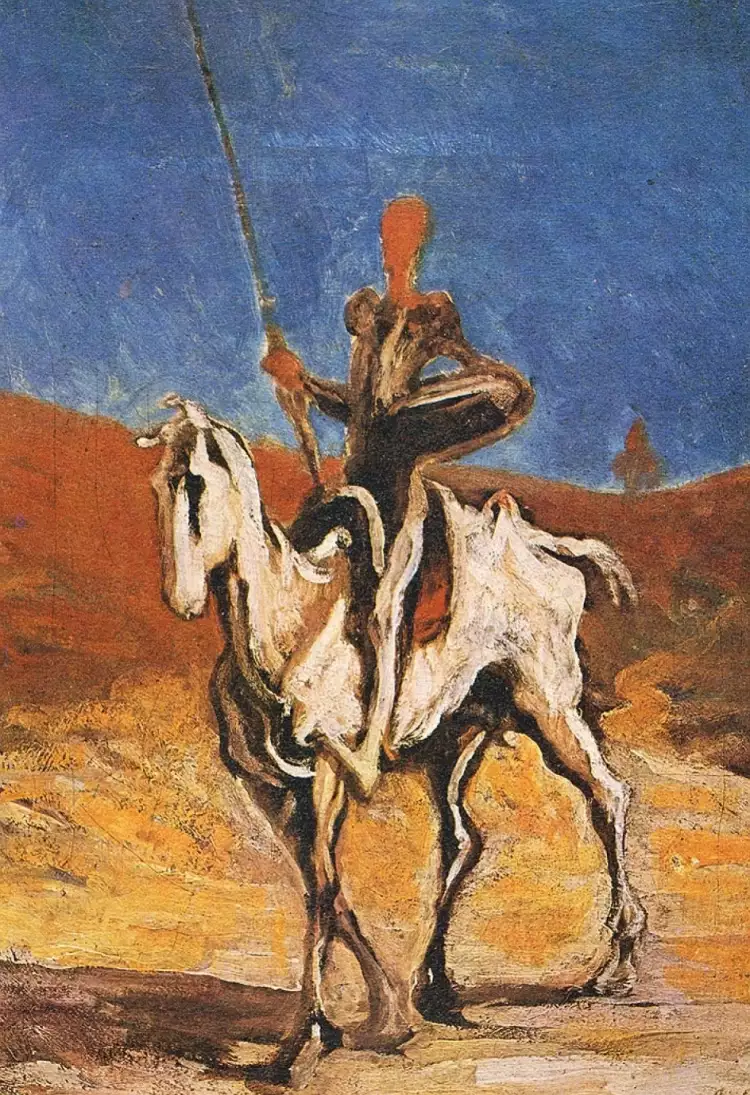 Оноре Домье. «Дон Кихот», 1870