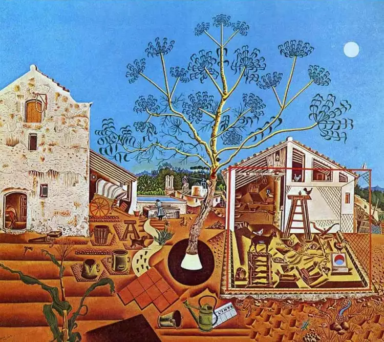 Жоан Миро. Картина «Ферма», 1921-1922 Жоан Миро. Картина «Ферма», 1921-1922