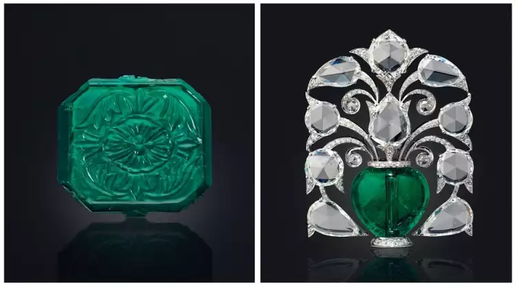 Изумруды из коллекции «Сокровища Моголов и махараджей»