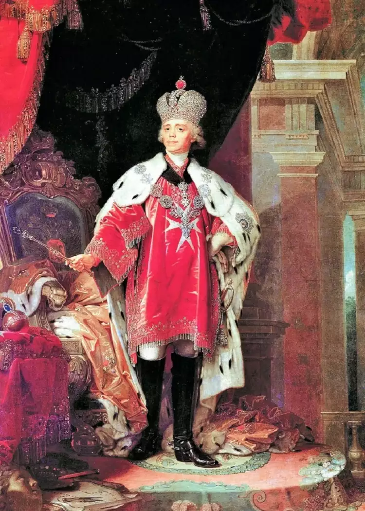 Мальтийский орден. В. Боровиковский. Картина «Портрет Павла I в костюме гроссмейстера Мальтийского ордена», 1799-1800 Мальтийский орден. В. Боровиковский. Картина «Портрет Павла I в костюме гроссмейстера Мальтийского ордена», 1799-1800