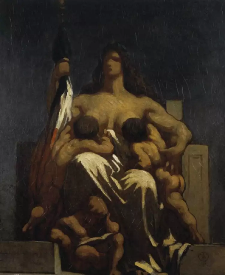 Оноре Домье. «Республика», 1848