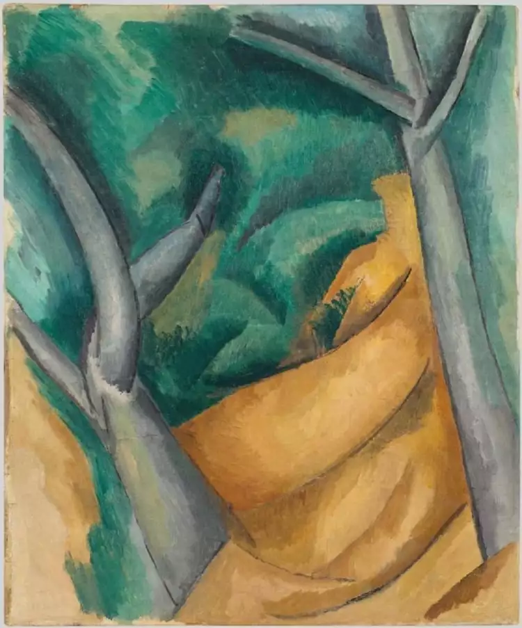 Рауль Дюфи. Картина «Деревья в Эстаке», 1908