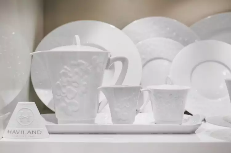 Белый фарфор Haviland Fidji