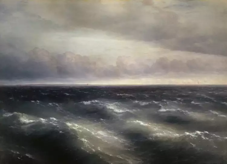 Картины русских художников о природе. Иван Айвазовский. «Чёрное море» Картины русских художников о природе. Иван Айвазовский. «Чёрное море»