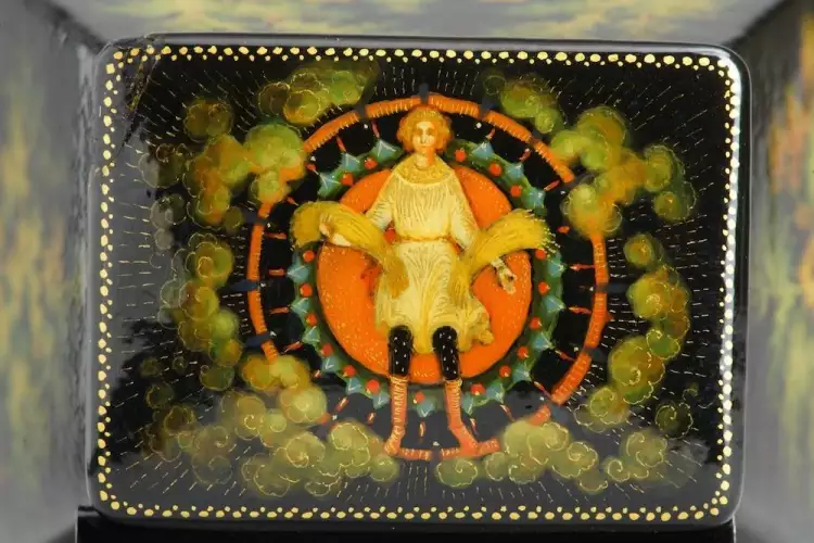 Владимир Бровкин. Ларец. СССР, РСФСР, Ивановская обл., с. Палех, 1988 г.