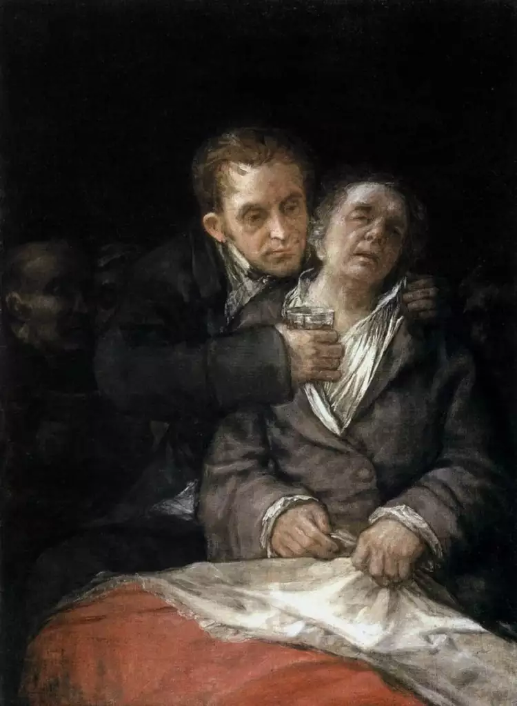 Сумасшедшие художники. Гойя. Автопортрет с доктором Арьетой