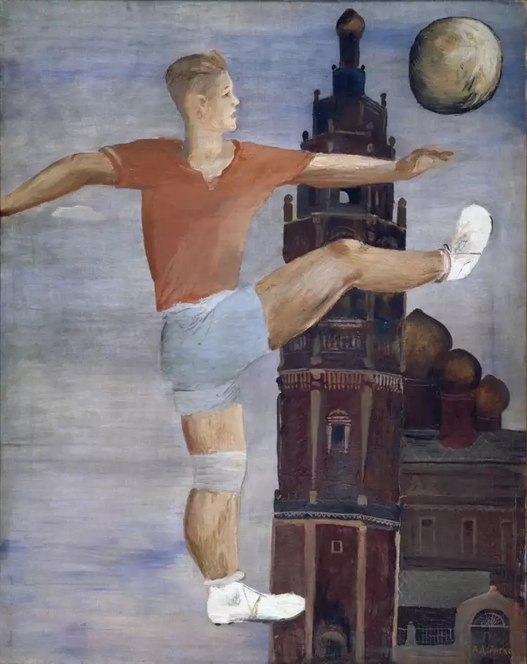 Александр Дейнека. «Футболист», 1932