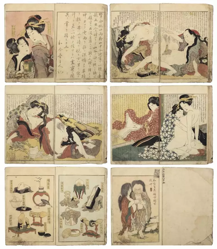 Эротические картинки, Кацусика Хокусай Эротические картинки, Кацусика Хокусай