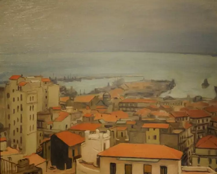 Альбер Марке. «Алжир. Вид на район Мустафа. Дождь», 1929