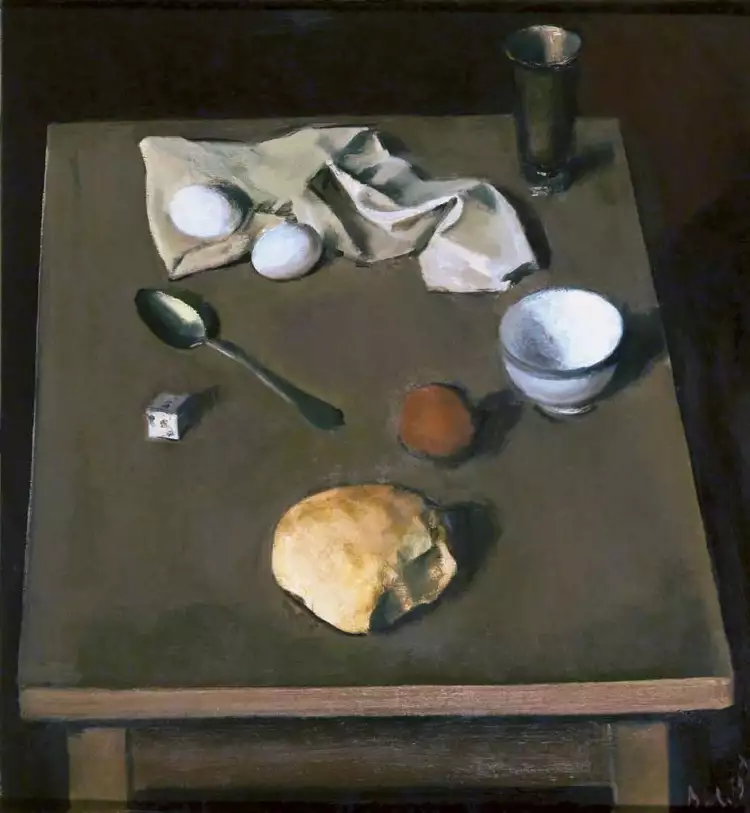 Корнелиу Баба. Картина «Натюрморт», 1979
