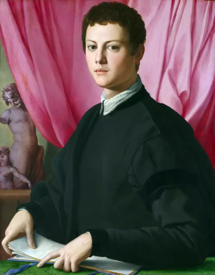 Bronzino. Portrait d'un jeune homme, 1555