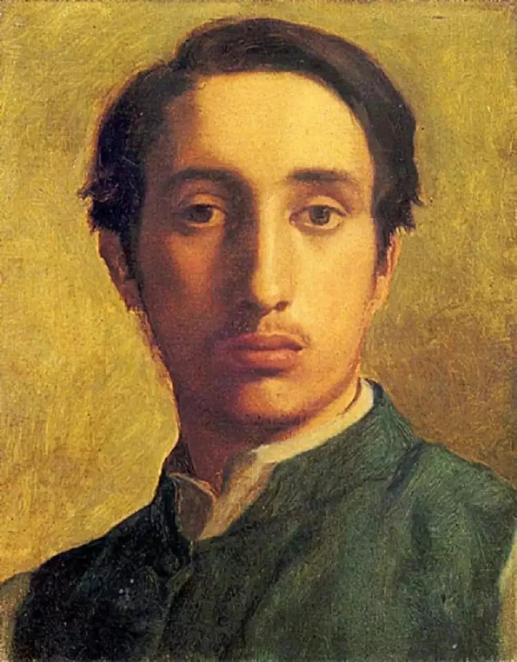 Эдгар Дега. «Дега в зеленом жакете», 1855-1856