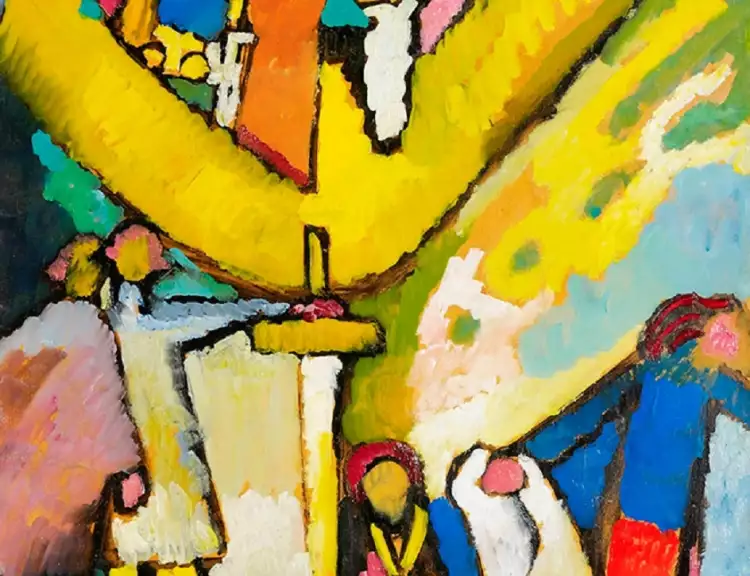 Самые дорогие картины русских художников. Кандинский, «Эскиз к импровизации № 8»