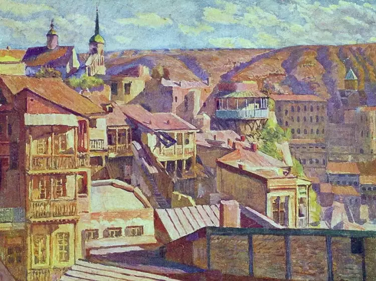 Илья Машков. «Тифлис. Майдан», 1920
