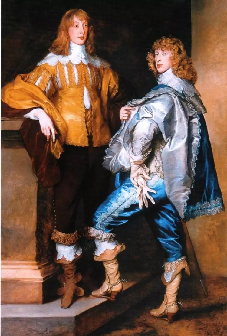 Синий цвет в искусстве. Картина ван Дейка