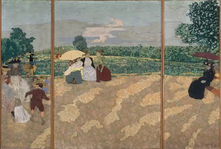 Группа Наби. Эдуар Вюйар. Декоративный экран «Общественный сад», 1895