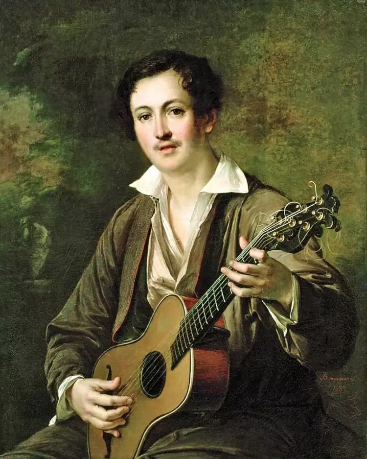 Василий Тропинин. Картина «Гитарист», 1839 Василий Тропинин. Картина «Гитарист», 1839