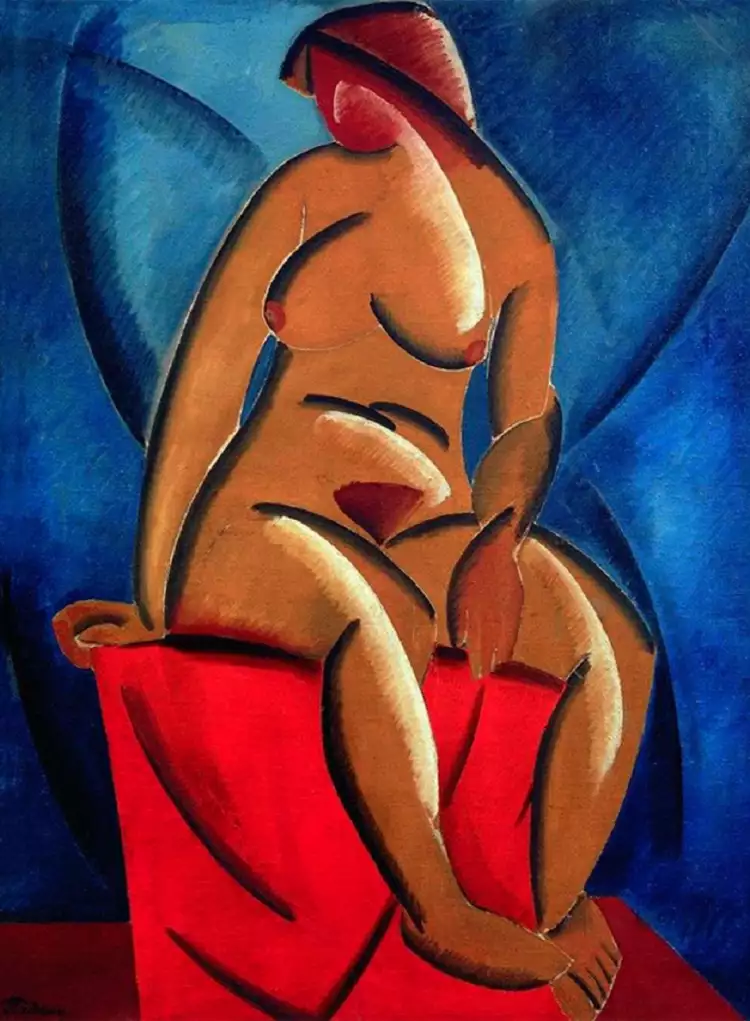 Владимир Татлин. Картина «Натурщица», 1913