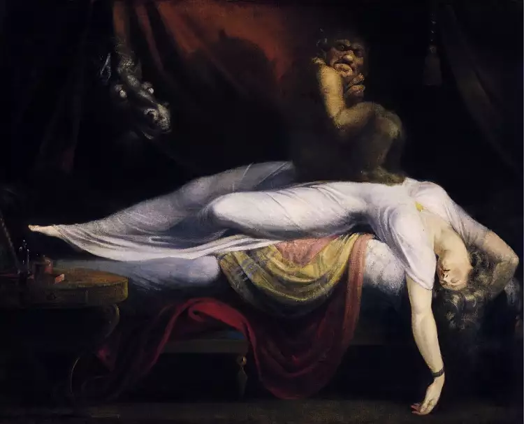 Романтизм. Иоганн Генрих Фюссли. «Ночной кошмар», 1781 Романтизм. Иоганн Генрих Фюссли. «Ночной кошмар», 1781