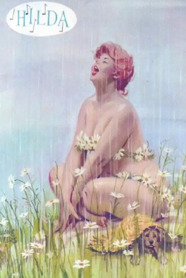 Pin-up Хильда и дождь Pin-up Хильда и дождь