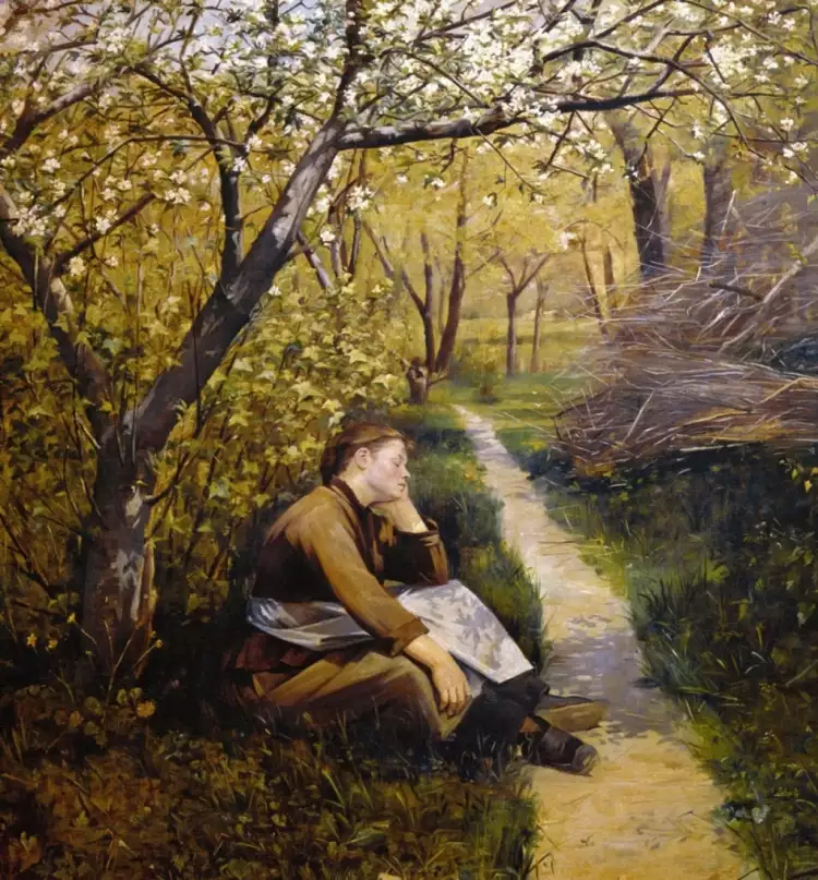 Натурализм. Мария Башкирцева. «Весна», 1884 Натурализм. Мария Башкирцева. «Весна», 1884