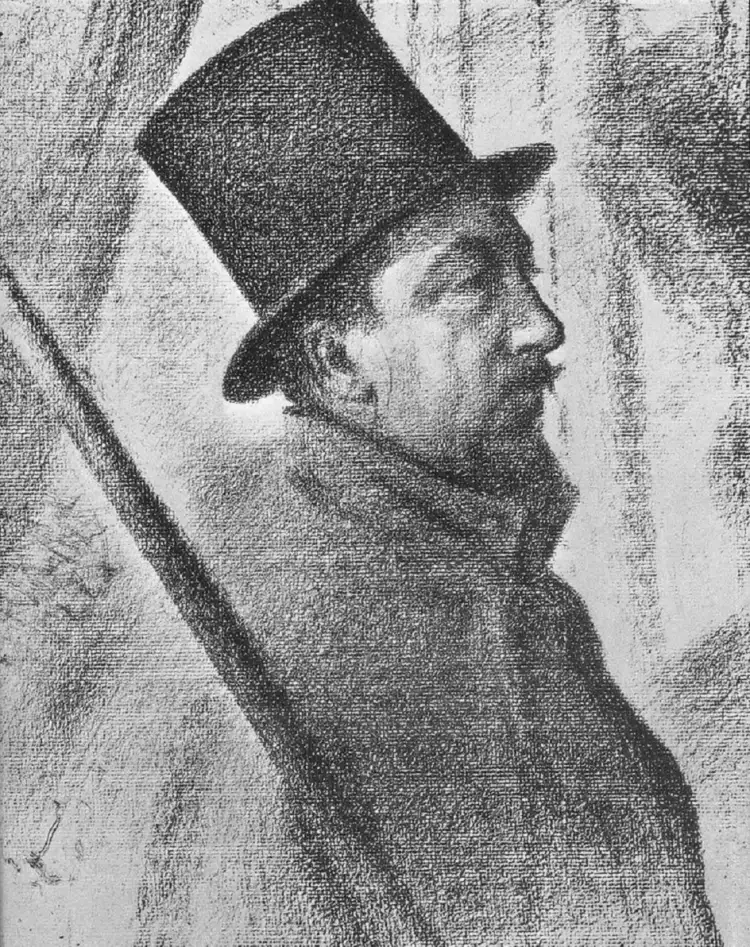 Поль Синьяк. Жорж Сёра. «Портрет Поля Синьяка», 1890