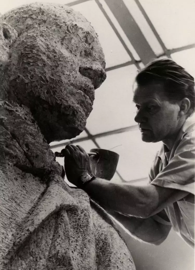 Фриц Кремер. Художник за работой