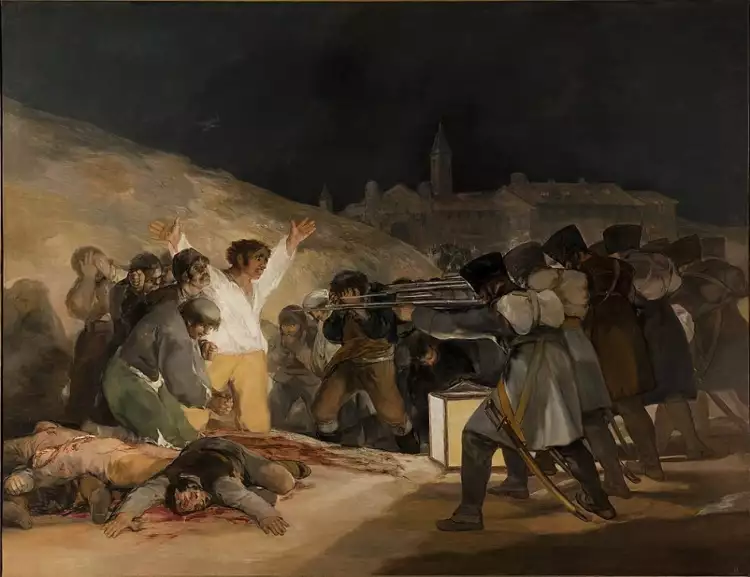 10 most famous Spanish artists. Francisco Goya. The Third of May 1808, 1814 10 most famous Spanish artists. Francisco Goya. The Third of May 1808, 1814
