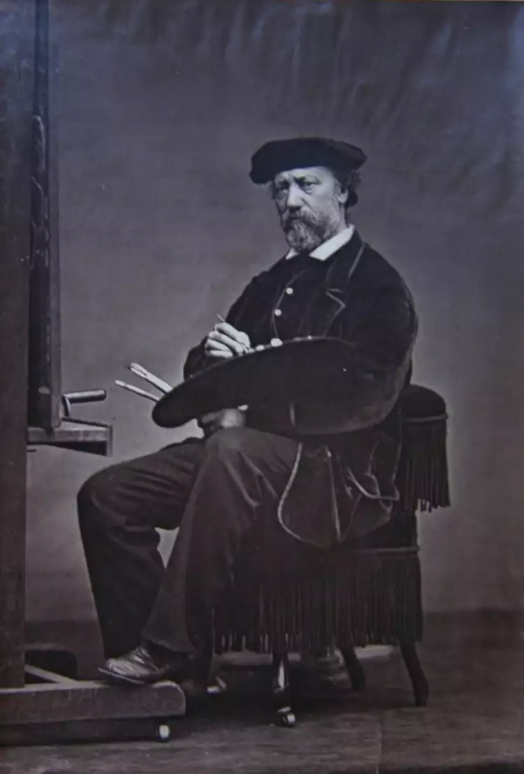 Шарль-Франсуа Добиньи. Фотография художника