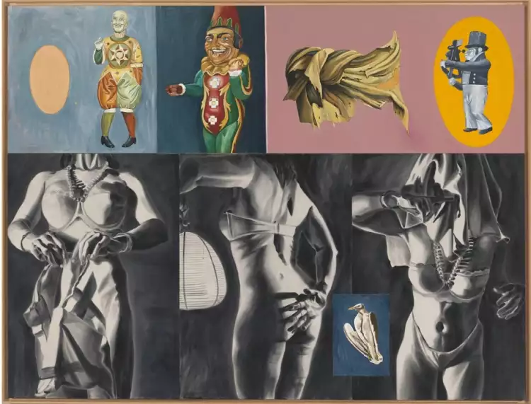Максимализм. Дэвид Салле. Картина «Секстант в Догтауне», 1987 Максимализм. Дэвид Салле. Картина «Секстант в Догтауне», 1987