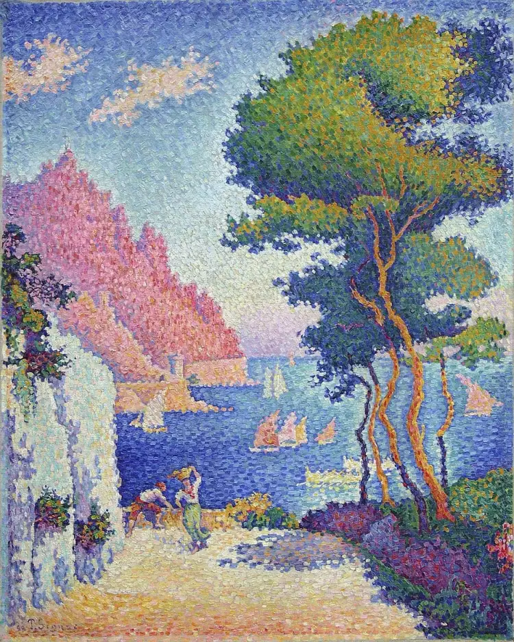 Неоимпрессионизм. Поль Синьяк. «Капо ди Ноли», 1898 Неоимпрессионизм. Поль Синьяк. «Капо ди Ноли», 1898