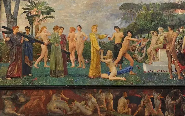 Макс Клингер. Картина «Христос на Олимпе», 1897 Макс Клингер. Картина «Христос на Олимпе», 1897