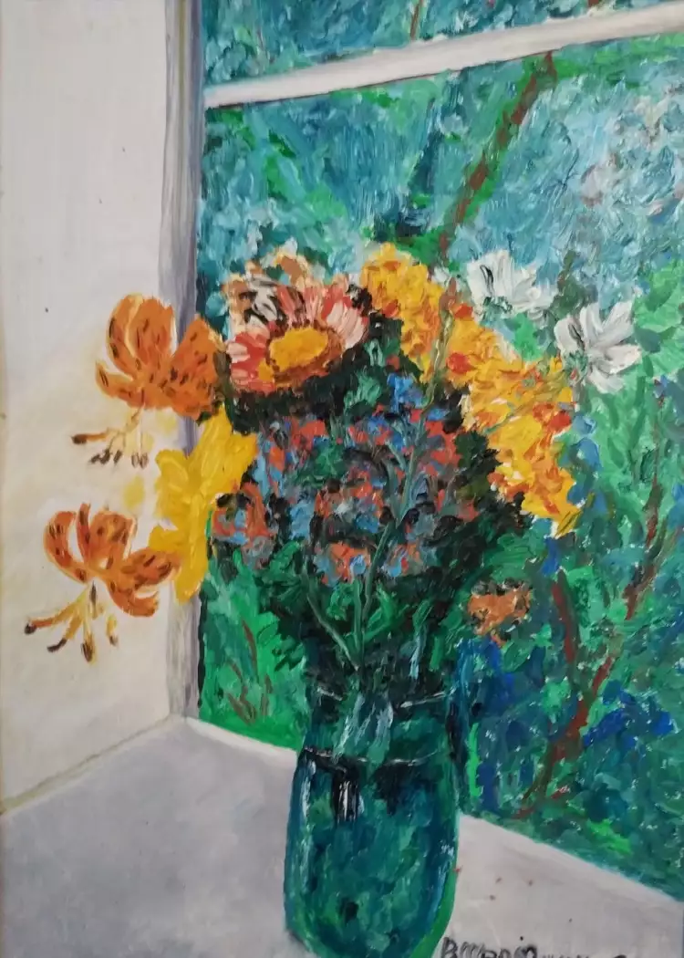 Владимир Щербинин. «Букет на подоконнике»