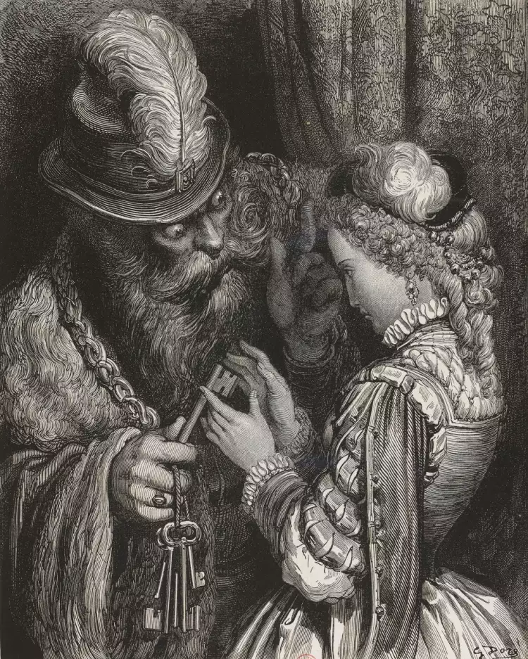Artist. Gustave Doré. Bluebeard, 1860-е годы Artist. Gustave Doré. Bluebeard, 1860-е годы