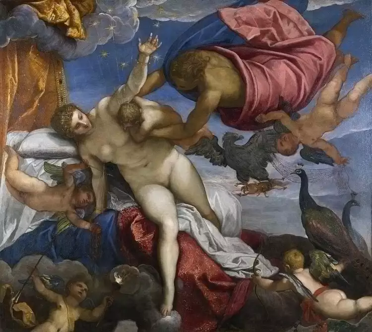 10 berühmtesten italienischen Künstler. Tintoretto. Der Ursprung der Milchstraße, 1580