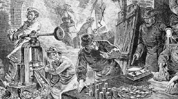 Фальшивомонетчики. Подделка денег Фальшивомонетчики. Подделка денег