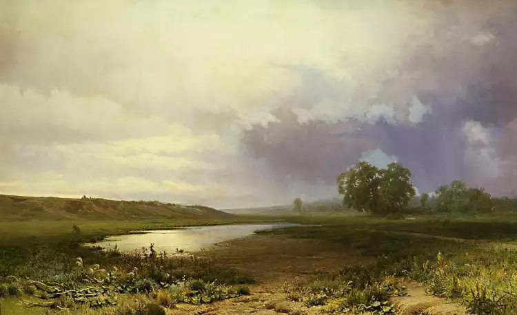 Федор Васильев. «Мокрый луг», 1872 Федор Васильев. «Мокрый луг», 1872