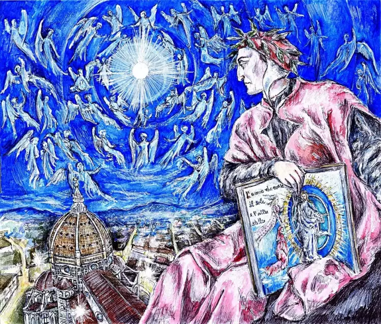 Giovanni Guida. Dante Alighieris Apotheose in Florenz: Die Liebe, die die Sonne und andere Sterne bewegt, 2021 Giovanni Guida. Dante Alighieris Apotheose in Florenz: Die Liebe, die die Sonne und andere Sterne bewegt, 2021