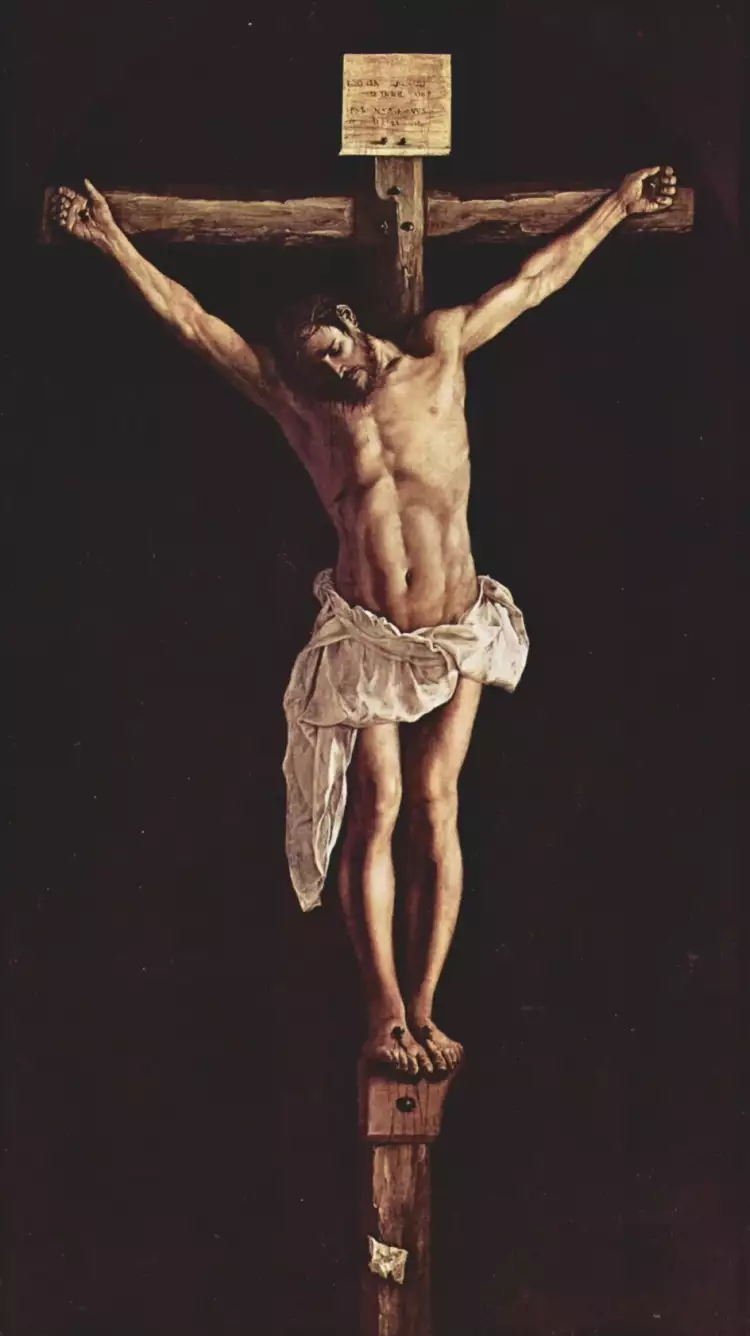 Барокко. Франсиско де Сурбаран. «Христос на кресте», 1627 Барокко. Франсиско де Сурбаран. «Христос на кресте», 1627