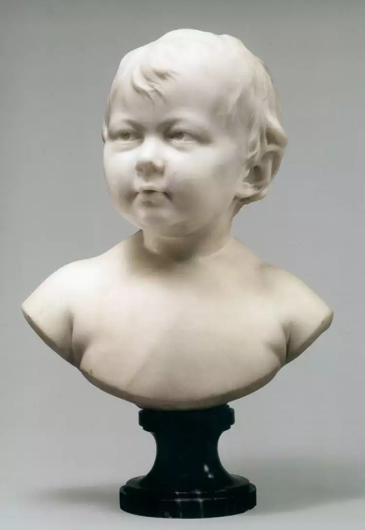 Жан-Антуан Гудон. Скульптура «Бюст Сабины Гудон», 1788