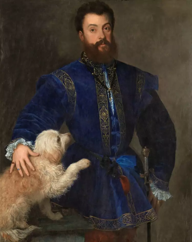 Portrait. Titian. Portrait of Federico II Gonzaga, 1529 Portrait. Titian. Portrait of Federico II Gonzaga, 1529