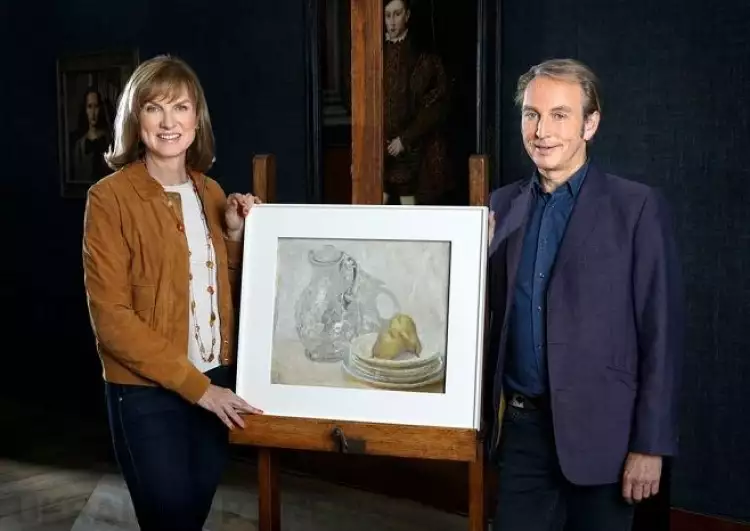 Уильям Николсон. Натюрморт с грушами и стеклянным графином