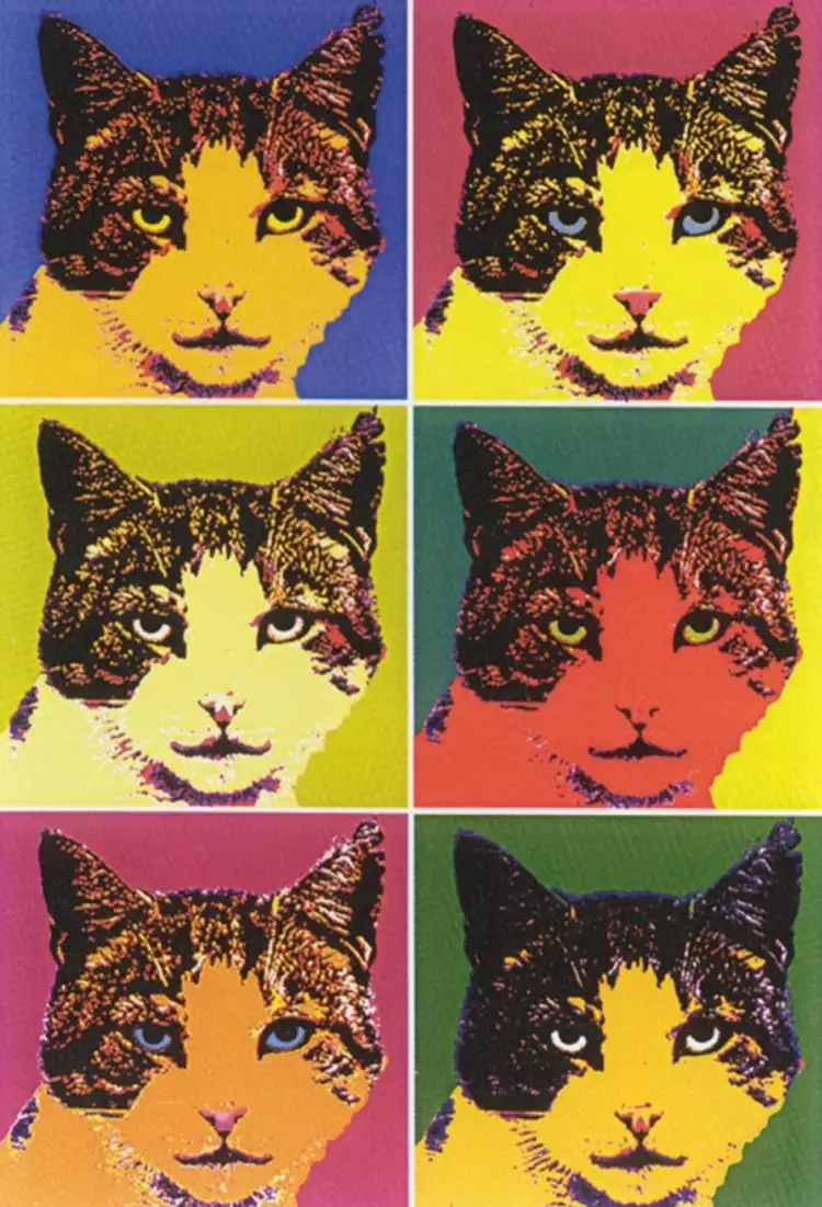 Шелкография. Энди Уорхол. «Коты», 1964 Шелкография. Энди Уорхол. «Коты», 1964