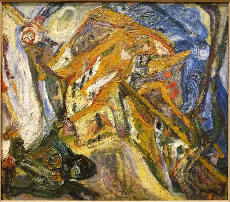 Chaim Soutine. Ansicht von Sere, 1921-1922 Chaim Soutine. Ansicht von Sere, 1921-1922