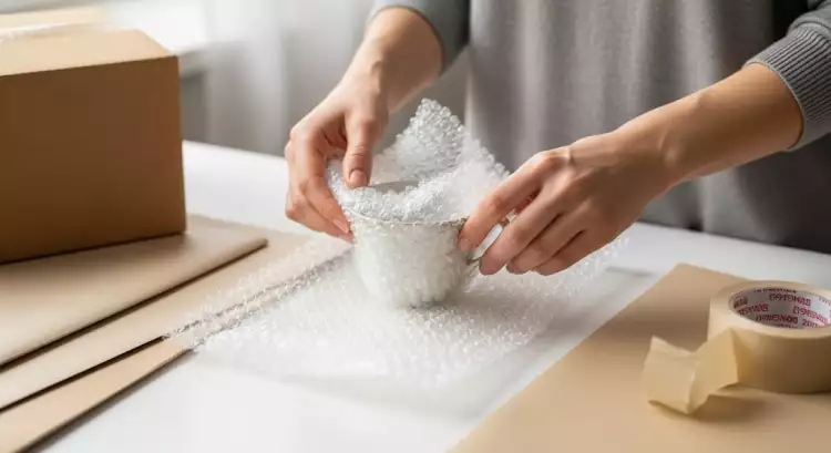 Как безопасно упаковать хрупкий фарфор для отправки покупателю