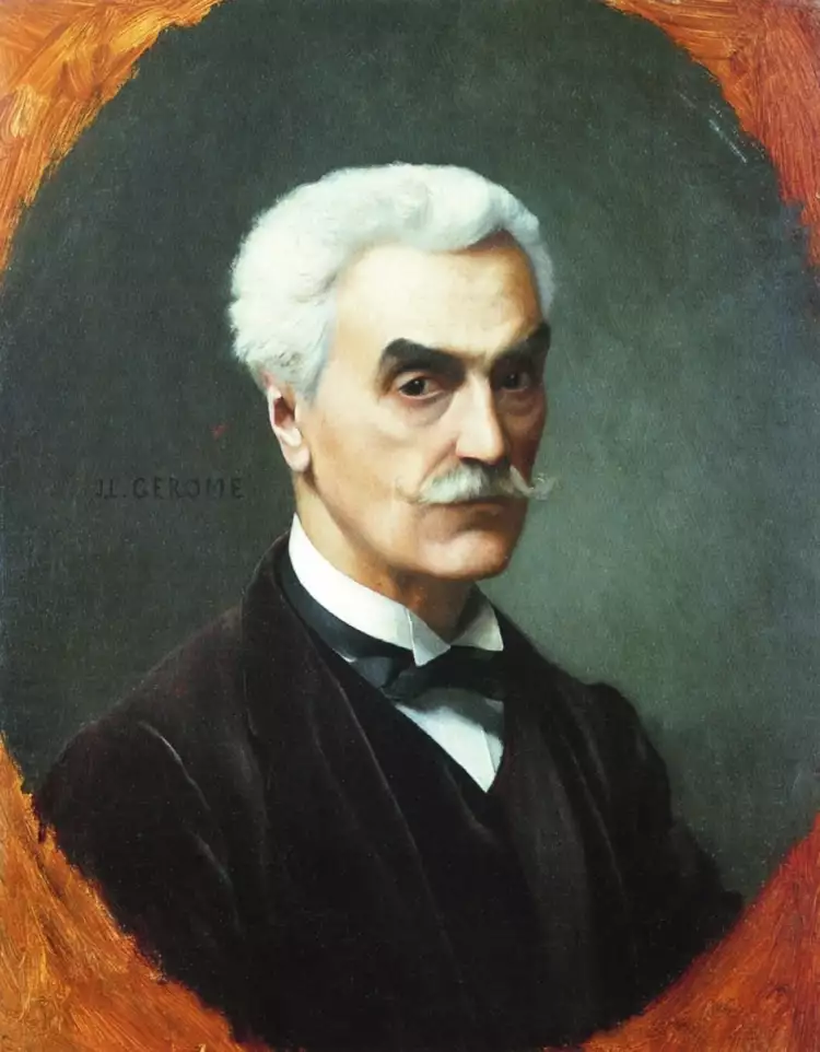 Жан-Леон Жером. Картина «Автопортрет», 1886